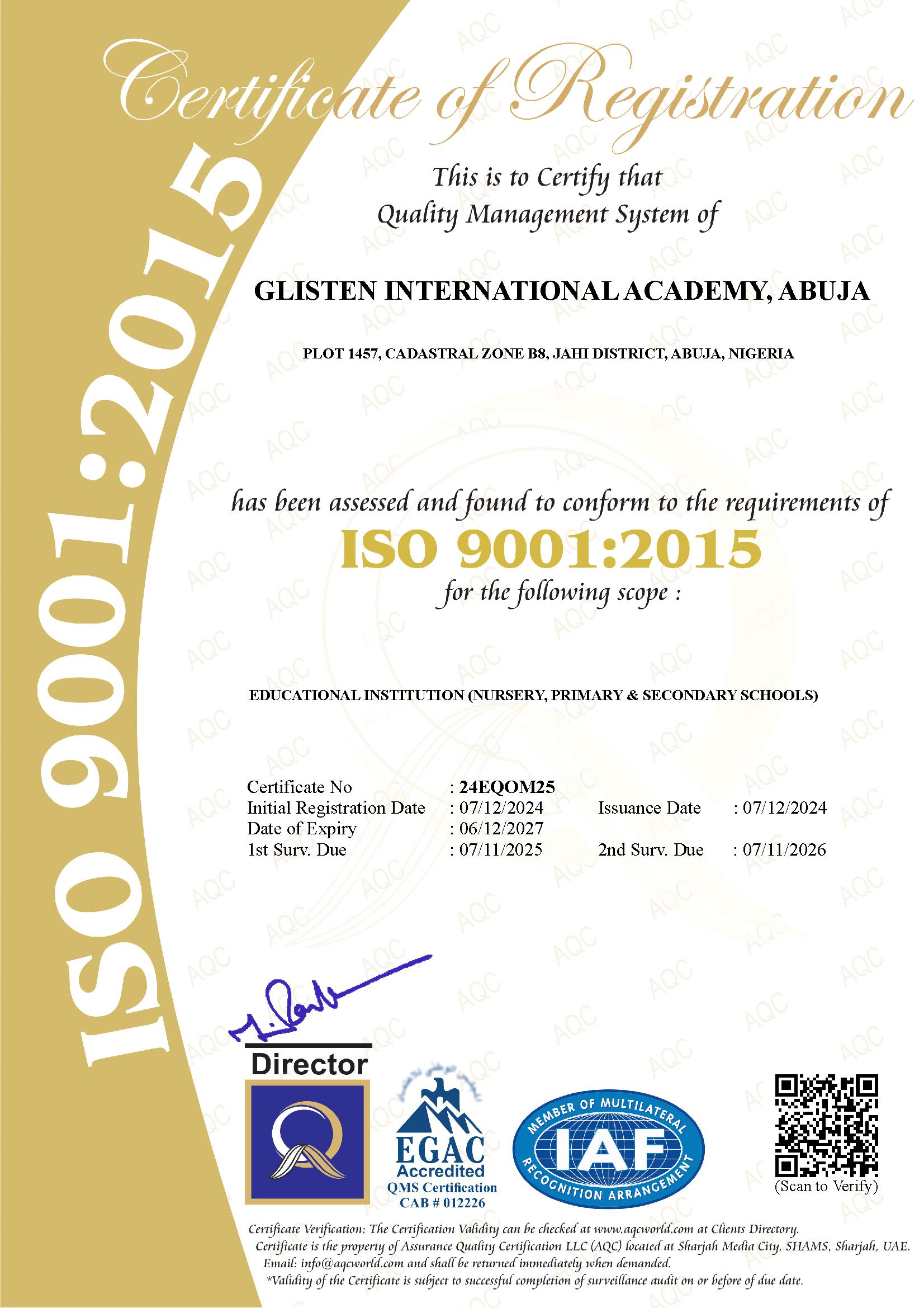 ISO 9001 2015